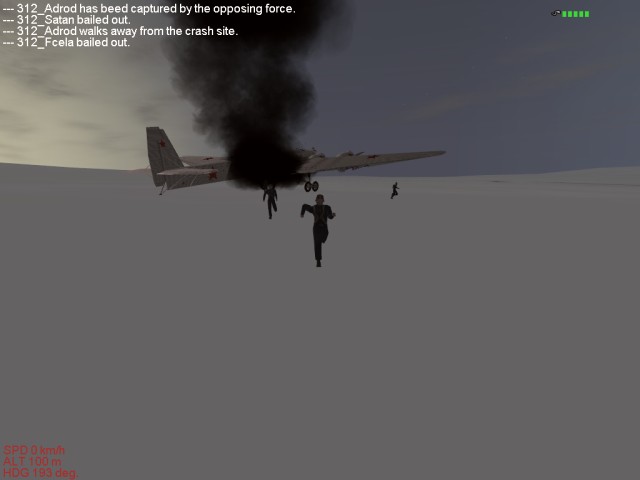 Ranní zimní let na TB-3